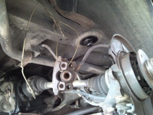 Suspension tear-down