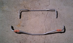 Front and rear UUC swaybars