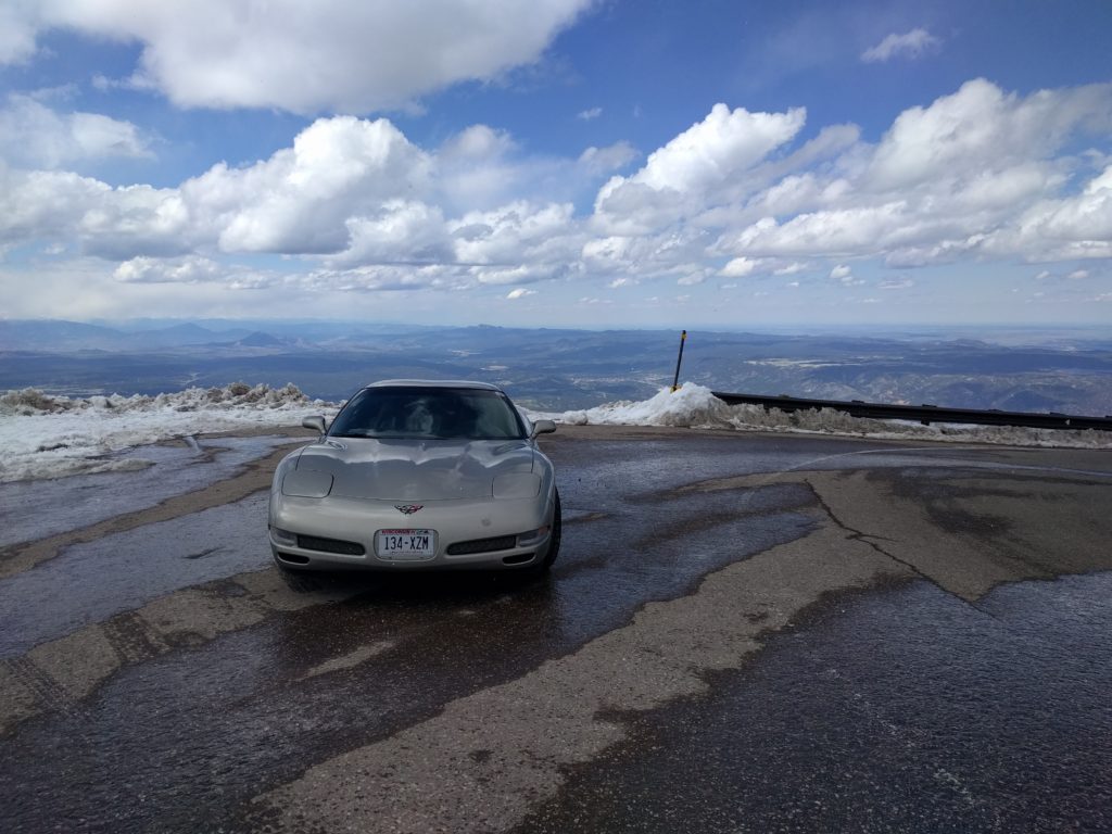 Corvette at Pikes Peak